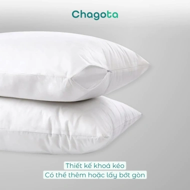 Ruột Gối Chagota Bedding 45x65cm Sợi Gòn Polyester Mềm Mịn Đàn Hồi Tốt Không Xẹp Lún Giá 179.000₫
