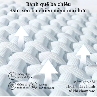 Ruột gối chần xoắn lúa mạch kháng khuẩn, chống xẹp lún, cỡ tiêu chuẩn 48x74 - 59.000₫ 7