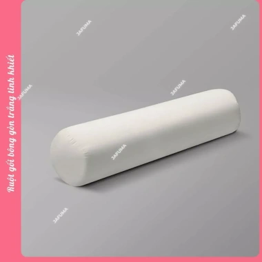 Ruột gối ôm 35x100cm JAFUMA bông gòn trắng êm ái, khóa kéo - Giá 119.000₫