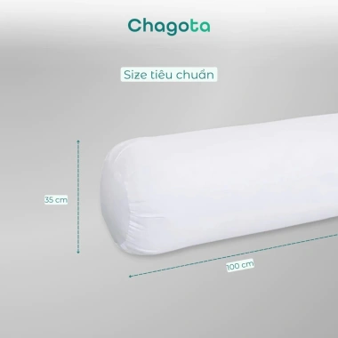 Ruột Gối Ôm Chagota 35x100cm Gòn Polyester Mềm Mại, Thoáng Khí, Thân Thiện, Giá 189k 2 Ruột Gối Ôm Chagota 35x100cm Gòn Polyester Mềm Mại, Thoáng Khí, Thân Thiện, Giá 189k 2
