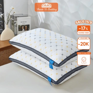 Ruột Gối Tràn Quả Trám Cao Cấp 50x70cm Bông Gòn Mềm Mại Giá Ưu Đãi 60.000 VND