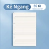 Ruột sổ còng giấy refill A5 B5 A4, 120tr kẻ ngang kẻ caro, vuông sổ planner bullet journal chống loá 19.000đ 6