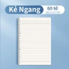 Ruột sổ còng giấy refill A5 B5 A4, 120tr kẻ ngang kẻ caro, vuông sổ planner bullet journal chống loá 19.000đ 10