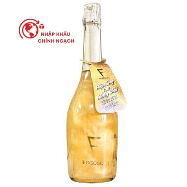 Rượu Cocktail Fogoso Oro 5.5% 750ml - Đèn LED Ánh Vàng Lấp Lánh - Hoàn Hảo Tiệc và Quà Tặng, Giá 605.000 VND