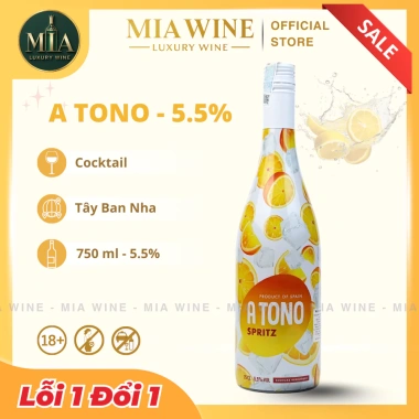 Rượu Cocktail Tây Ban Nha A TONO Hương Cam 750ml Spritz Chính Hãng - Giá 299k