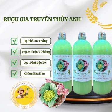 Rượu Cốm Sữa Thủy Anh 1.000ml - Hương Ngọt Dịu, Tinh Hoa Lúa Non, Giá Ưu Đãi 63.800₫ 8