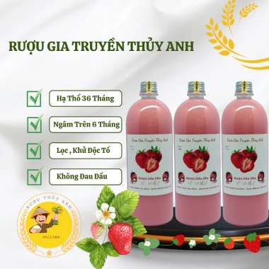 Rượu Dâu Sữa Lên Men Tự Nhiên - Ngọt Ngào, Dễ Uống, Giá Ưu Đãi 63.800 VND 8