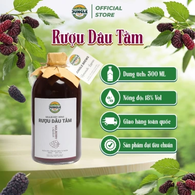 Rượu Dâu Tằm Jungle Brews Mai Châu 500ml Trái Cây Lên Men Tự Nhiên - Giá 169k