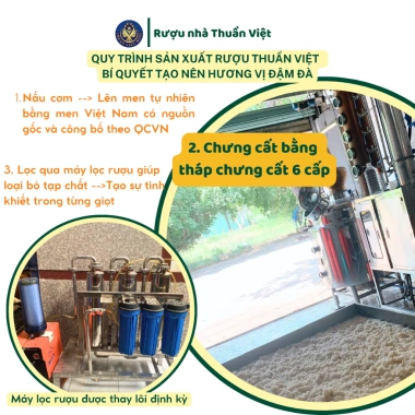 Rượu gạo 30 độ Thuần Việt chưng cất truyền thống chai 1L và bình 5L giảm giá 35.000₫