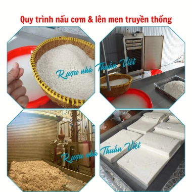 Rượu gạo 30 độ Thuần Việt chưng cất truyền thống chai 1L và bình 5L giảm giá 35.000₫