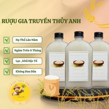 Rượu Hoàng Nếp Đục - Hương vị cổ truyền, hậu vị ngọt thanh, chỉ 57.800₫
