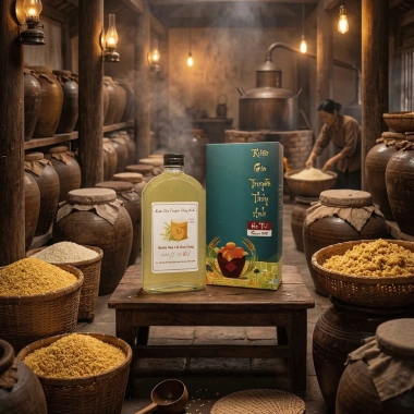 Rượu Nếp Cái Hoa Vàng Nguyên Chất 1.000ml - Đặc Sản Lên Men Tự Nhiên, Hương Vị Truyền Thống, Giá 87.800₫ 3