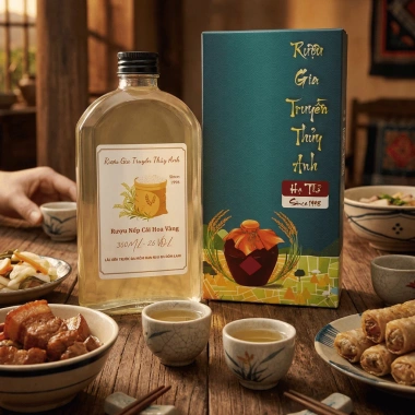 Rượu Nếp Cái Hoa Vàng Nguyên Chất 1.000ml - Đặc Sản Lên Men Tự Nhiên, Hương Vị Truyền Thống, Giá 87.800₫ 5