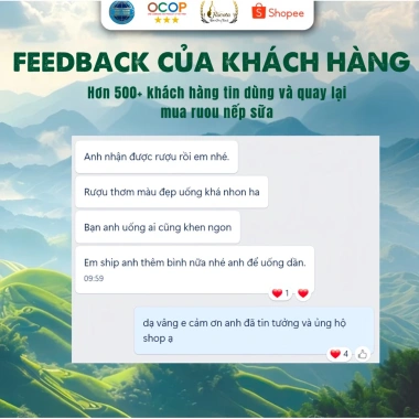 Rượu Nếp Sữa (Nếp Đục) Rucota Đào Công Thành - Đặc sản OCOP, lên men tự nhiên 1 lít, chính hãng, chỉ 99.000 VND 9