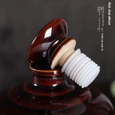 Rượu ngâm Dongzang nguyên chất - chai đặc biệt, bình gốm sứ Tây Tạng, chỉ 60.500₫