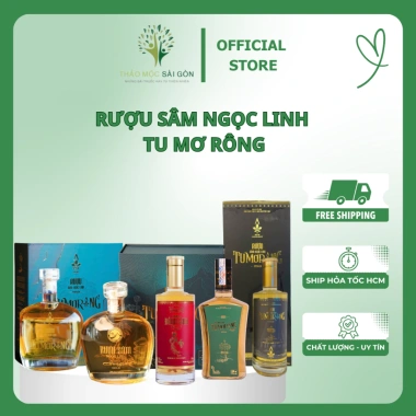 Rượu Sâm Ngọc Linh Tu Mơ Rông - Vị ngon, giảm stress, giảm căng thẳng - Giá 370.500đ - Thảo Mộc Sài Gòn