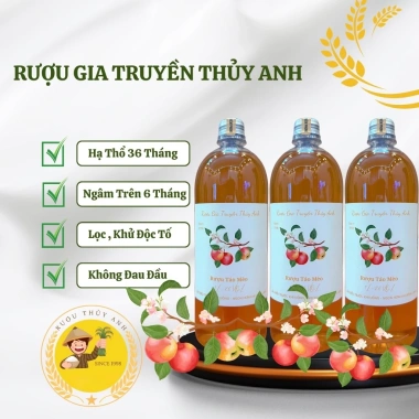Rượu Táo Mèo Ngâm Tự Nhiên 1.000ml - Lên Men Truyền Thống, Nồng Độ Vừa, Giá Ưu Đãi 60,610₫ 8