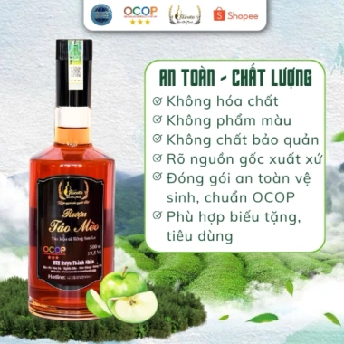 Rượu Táo Mèo Rucota Đào Công Thành 500ml - Đặc sản OCOP 3 sao, lên men tự nhiên, hương vị thơm ngon, giá ưu đãi 116.032đ 3 Rượu Táo Mèo Rucota Đào Công Thành 500ml - Đặc sản OCOP 3 sao, lên men tự nhiên, hương vị thơm ngon, giá ưu đãi 116.032đ 3