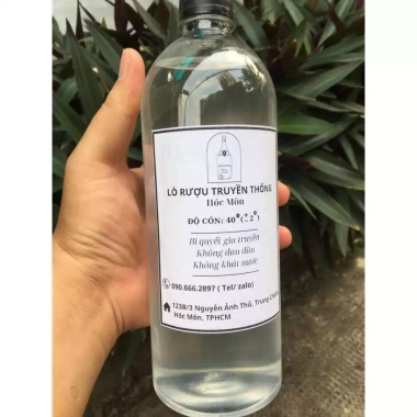 Rượu truyền thống Hóc Môn 40° 1 lít - Hương vị cổ truyền, lên men truyền thống, chỉ 42.997₫