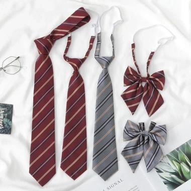 Rượu Vang Cà Vạt Đỏ Nhật Bản và Áo Sơ Mi DK Nam Preppy, Đồng Phục Nơ Nữ, Giá chỉ 58.320₫