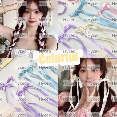 Ruy Băng Bobby Pin HYCEO Kẹp Tóc Nơ Ba Lê Chắc Chắn Satin Dễ Thương Thời Trang