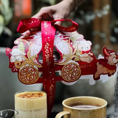 Ruy Băng Happy New Year 2cm - Cột Hộp Bánh, Trang Trí Giáng Sinh, Giỏ Quà Tết 1 cuộn Giá 55.000 2