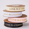 Ruy Băng Lụa 2,5CM Chữ Đồng Họa Love Is Eternal - Bó Hoa Đẹp Giá 28.000đ 5