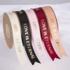 Ruy Băng Lụa 2,5CM Chữ Đồng Họa Love Is Eternal - Bó Hoa Đẹp Giá 28.000đ 8