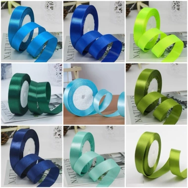 Ruy Băng Lụa 2cm 47 Màu - 22 Mét, Giá Ưu Đãi 16,000 VND, Chỉ 1 Cuộn