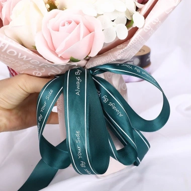 Ruy băng lụa 5m Always By Your Side bản 2,5cm - Giá chỉ 20.000, khuyến mãi 2 Ruy băng lụa 5m Always By Your Side bản 2,5cm - Giá chỉ 20.000, khuyến mãi 2