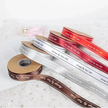 Ruy băng lụa 5m Always By Your Side bản 2,5cm - Giá chỉ 20.000, khuyến mãi 4 Ruy băng lụa 5m Always By Your Side bản 2,5cm - Giá chỉ 20.000, khuyến mãi 4
