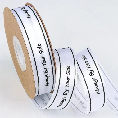 Ruy băng lụa 5m Always By Your Side bản 2,5cm - Giá chỉ 20.000, khuyến mãi 10 Ruy băng lụa 5m Always By Your Side bản 2,5cm - Giá chỉ 20.000, khuyến mãi 10