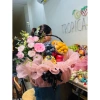 Ruy Băng Lụa Gân 1,5cm - Phụ kiện trang trí giỏ hoa quả và bó hoa 22.000 VND 2
