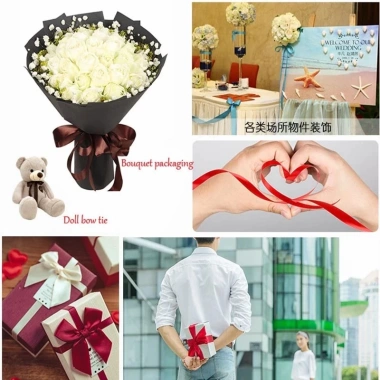 Ruy băng lụa trơn cao cấp 2.5cm - Set 5 mét, giá ưu đãi 20.000đ 6