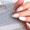 Ruy Băng Nơ Móng Tay AACAR Đa Năng DIY Tự Dính Chấm Bi Bốn Sao Phụ Kiện Nữ Bé Gái