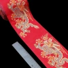 Ruy băng ren họa tiết rồng Hanfu cưới - Jacquard sang trọng, váy Trung Quốc 3