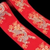 Ruy băng ren họa tiết rồng Hanfu cưới - Jacquard sang trọng, váy Trung Quốc 4