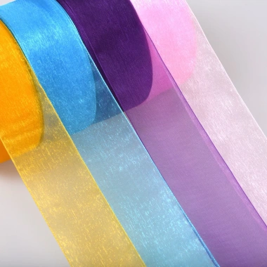 Ruy Băng Voan 4cm x 45 Yarns - Cuộn S370 Trang Trí Bó Hoa, Phụ Kiện Thủ Công 38,170₫