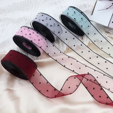 Ruy Băng Voan Chấm Bi Nhỏ Viền Đen 1m - Giá 15.990đ, Giảm 13.000đ, Trang Trí Tiệc Sang Trọng 3 Ruy Băng Voan Chấm Bi Nhỏ Viền Đen 1m - Giá 15.990đ, Giảm 13.000đ, Trang Trí Tiệc Sang Trọng 3