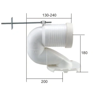 S-trap bồn cầu chất lượng cao, chống tắc nghẽn, dễ lắp đặt - Giá chỉ 591.077 VND