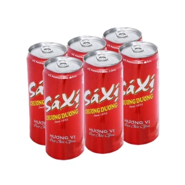 Sá Xị Chương Dương Lốc 6 Lon - Giải Khát Tuổi Thơ SG, Giá 108.000, Giảm Giá