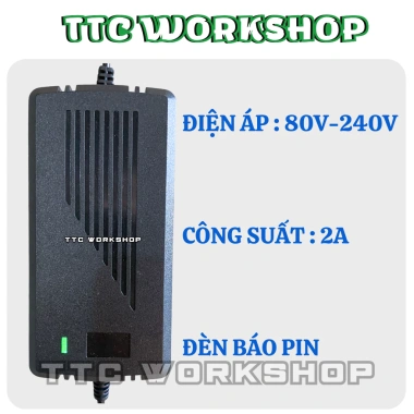 Sạc Adapter 21V 2A Đèn Báo Nguồn, Hỗ Trợ Pin 10-20 Cell, Sạc 12-99V 50.025₫ 6