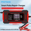 Sạc Bình Ắc Quy 12V6A MONQIQI 4-100Ah Tự Ngắt, Khử Sulfat, Bảo Dưỡng Xe Ô Tô Xe Máy - 187k