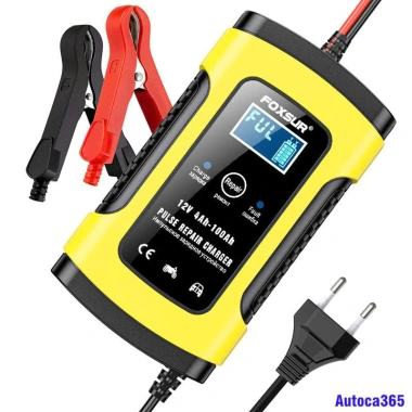 Sạc Bình Ắc Quy FOXSUR 12V 100AH Dùng cho Ô tô, Xe máy – Chính hãng, Giá 89.000₫