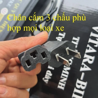 Sạc bình ắc quy xe đạp điện VITARA-BIKE 48V/60V 12-20AH tự ngắt, chống phồng - 115k 4