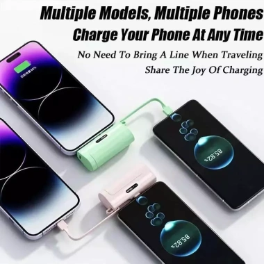 Sạc di động 5.000mAh - 2 cổng Type-C & Lightning sạc nhanh, Android & Apple, 98.000đ 4