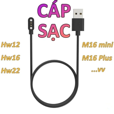 Sạc đồng hồ thông minh Hw12, M16 mini, Hw22, W26, W26M - Hàng mới bóc máy, giá chỉ 49.000đ