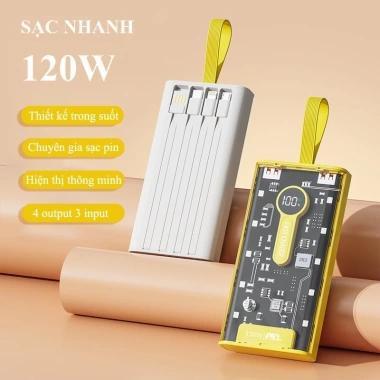 Sạc dự phòng 10.000-30.000mAh Cao Cấp Nhỏ Gọn Bảo hành 12 tháng PLMALL 175k