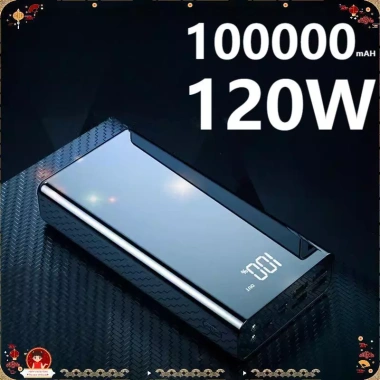 Sạc dự phòng 100.000mAh LED hiển thị % + đèn pin, pin dung lượng lớn, bảo hành, giá 409.200₫