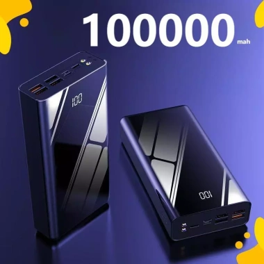 Sạc dự phòng 100.000mAh LED hiển thị % + đèn pin, pin dung lượng lớn, bảo hành, giá 409.200₫ 4 Sạc dự phòng 100.000mAh LED hiển thị % + đèn pin, pin dung lượng lớn, bảo hành, giá 409.200₫ 4
